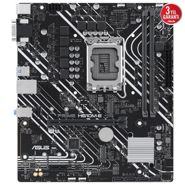 Asus Prime H610m E Csm 5600mhz Ddr5 Soket 1700 M 2 Hdmi Dp Vga Matx Anakart 1