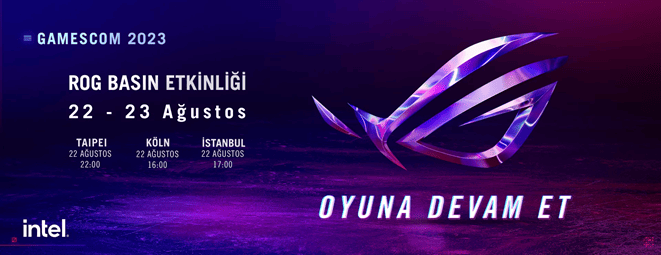 Asus Rog, Gamescom 2023’te Düzenleyeceği Etkinlikte Yeni ürünlerini Tanıtacak