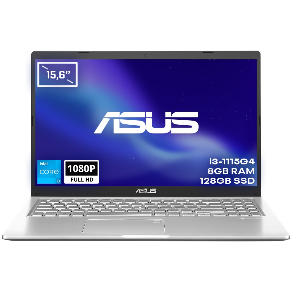 Asus X515ea Bq967v4 Intel Core I3 1115g4 8gb 128gb Ssd 15 6 Inc Full Hd Freedos Laptop Y4