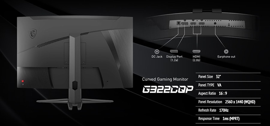 MSI G322CQP Monitör a11