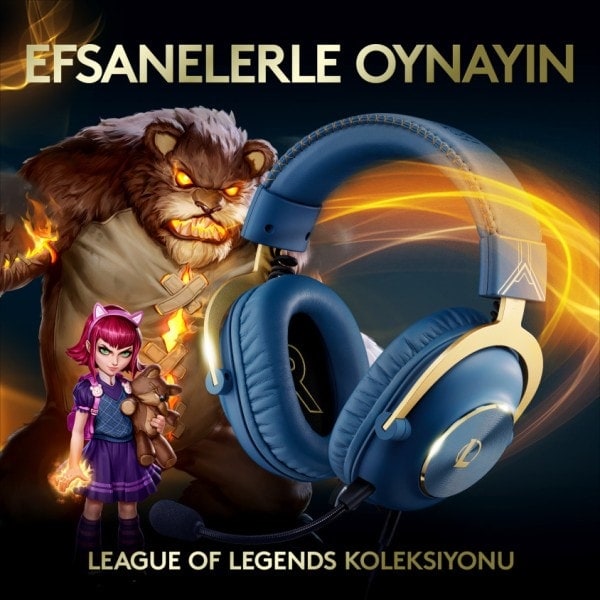 Logitech G Pro X 7.1 League Of Legends Edition Kulaklık a2