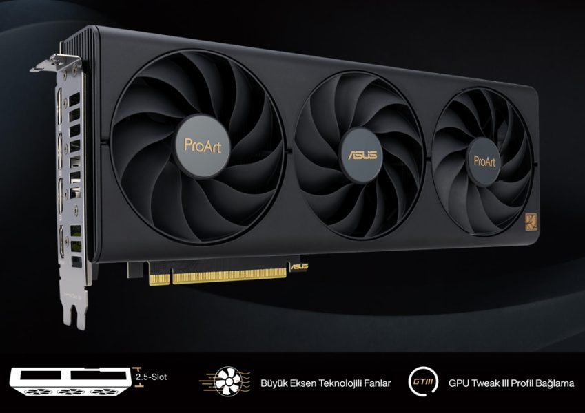 ASUS ProArt GeForce RTX 4060 OC 8GB Ekran Kartı a4