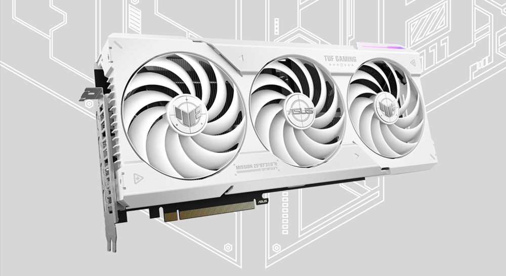 ASUS TUF Gaming Radeon™ RX 7800 XT White OC Edition 16GB GDDR6 ASUS Radeon TUF RX 7800 XT GAMING 16GB OC GDDR6 256 Bit Beyaz Ekran Kartı a4