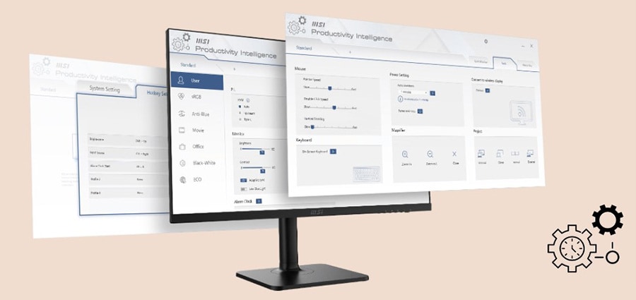 MSI Modern MD272XP Monitör a5