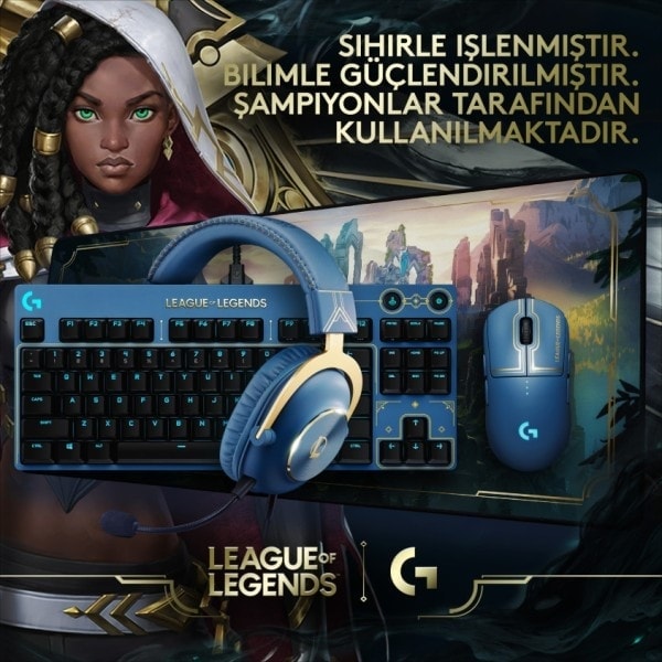 Logitech G Pro X 7.1 League Of Legends Edition Kulaklık a9