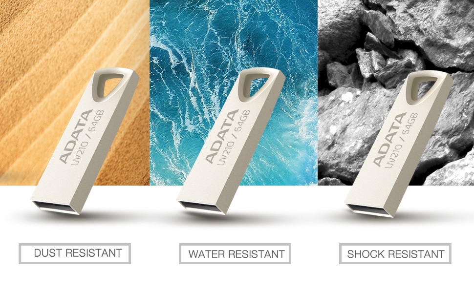 Adata Uv210 64gb Usb 2 0 Metal Flash Disk Auv210 64g Rgd H1