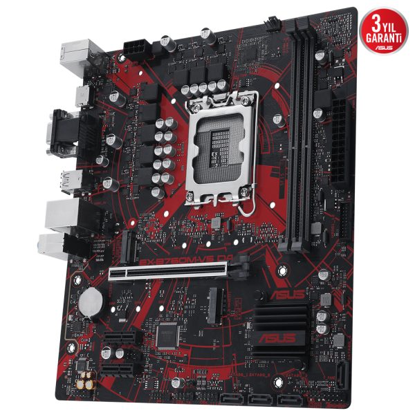 Asus Ex B760m V5 D4 Csm 5333mhz Oc Ddr4 Soket 1700 M 2 Hdmi Vga Matx Anakart 1
