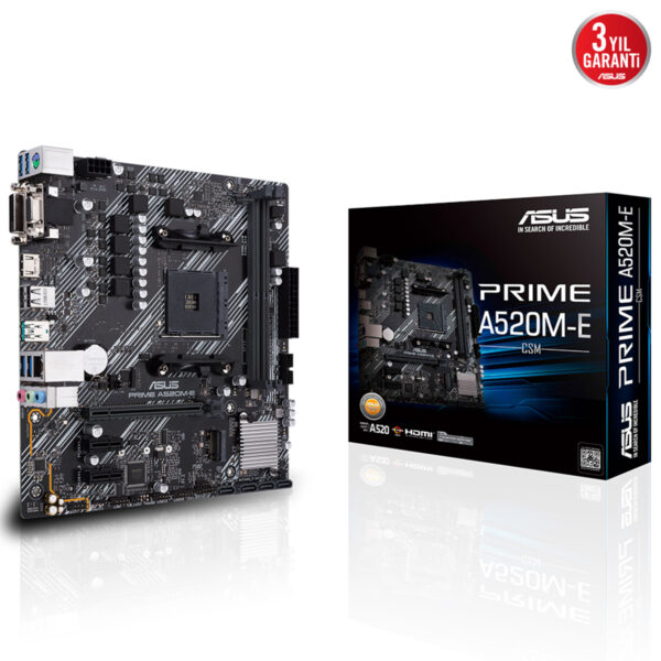 Asus Prime A520m E Csm 5100mhz Oc Ddr4 Soket Am4 M 2 Hdmi Matx Anakart 2