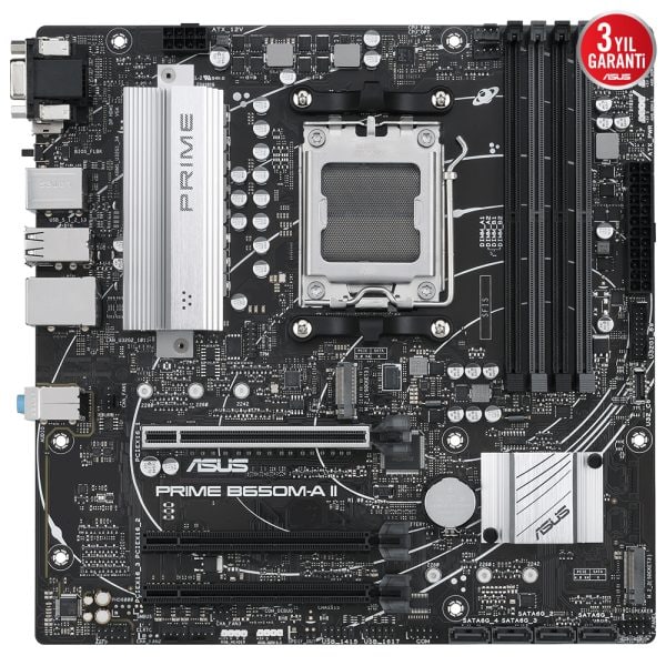 Asus Prime B650m A Ii Csm 7200mhz Oc Ddr5 Soket Am5 M 2 Hdmi Dp Vga Matx Anakart 1