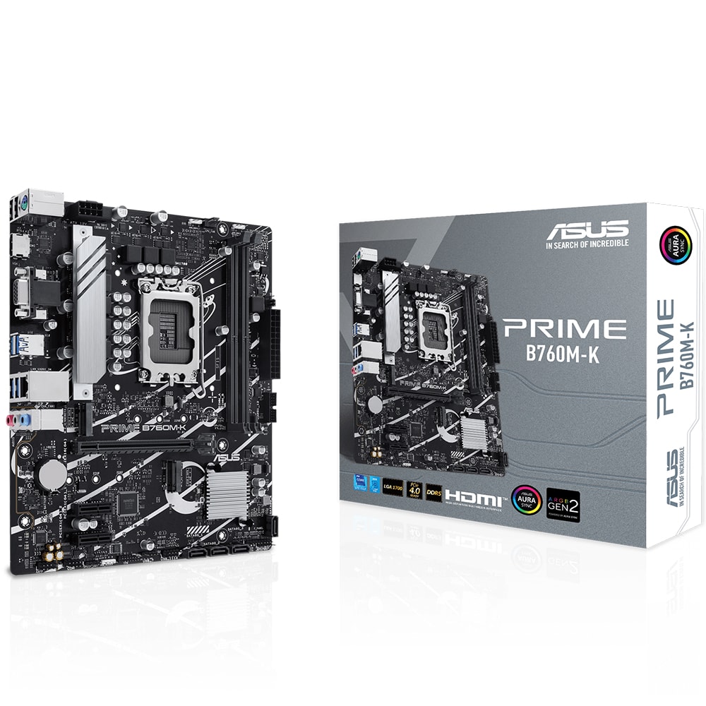 Asus Prime B760m K 8000mhz Oc Ddr5 Soket 1700 M 2 Hdmi Matx Anakart 1