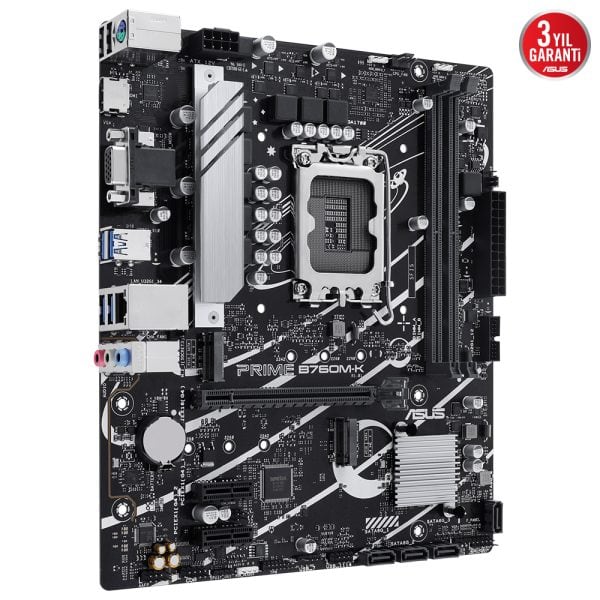 Asus Prime B760m K 8000mhz Oc Ddr5 Soket 1700 M 2 Hdmi Matx Anakart 3