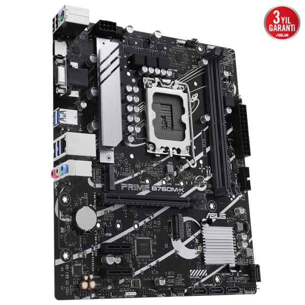 Asus Prime B760m K 8000mhz Oc Ddr5 Soket 1700 M 2 Hdmi Matx Anakart 4