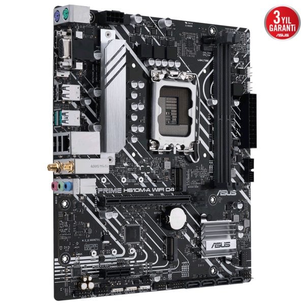 Asus Prime H610m A Wifi D4 3200mhz Ddr4 Soket 1700 M 2 Hdmi Dp Vga Matx Anakart 2