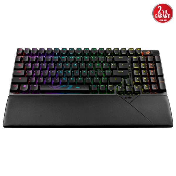 Asus Rog Strix Scope Ii 96 Nx Snow Switch Rgb Kablosuz Turkce Mekanik Gaming Klavye 1