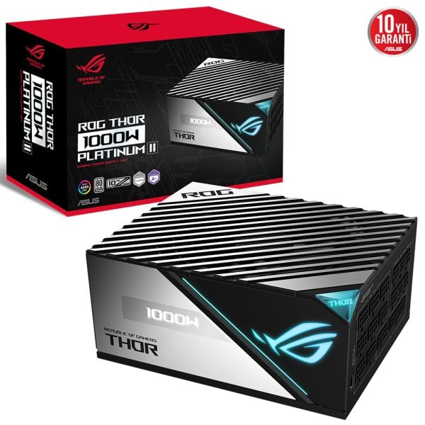 Asus Rog Thor 1000p2 V2 80 Platinum Full Moduler 135mm Fanli Beyaz Guc Kaynagi Y10