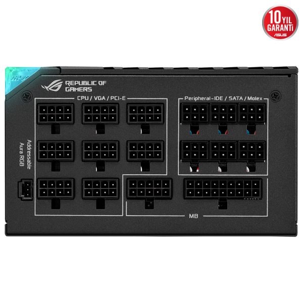 Asus Rog Thor 1000p2 V2 80 Platinum Full Moduler 135mm Fanli Beyaz Guc Kaynagi Y9