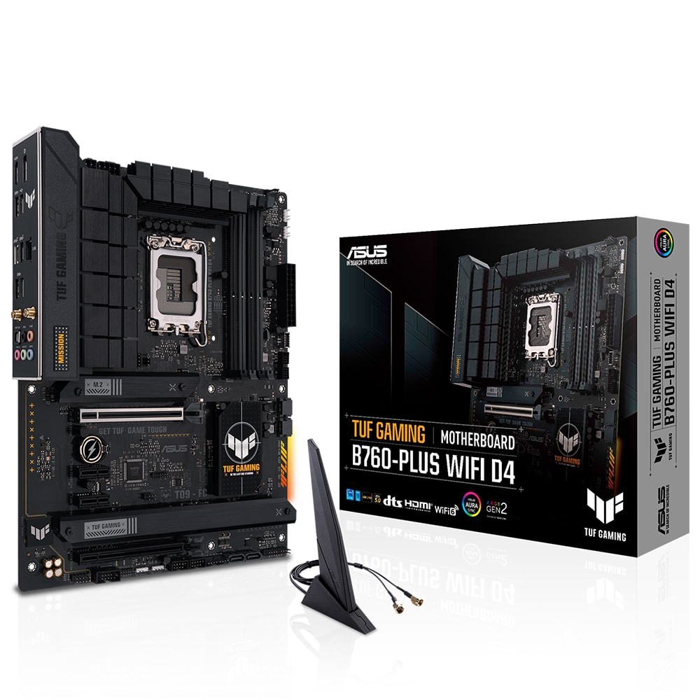 Asus Tuf Gaming B760 Plus Wifi D4 5333mhz Oc Ddr4 Soket 1700 M 2 Hdmi Dp Atx Anakart R1