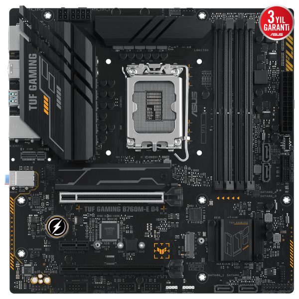 Asus Tuf Gaming B760m E D4 5333mhz Oc Ddr4 Soket 1700 M 2 Hdmi Dp Matx Anakart 1