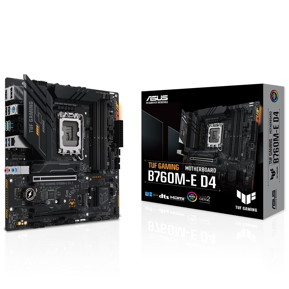 Asus Tuf Gaming B760m E D4 5333mhz Oc Ddr4 Soket 1700 M 2 Hdmi Dp Matx Anakart
