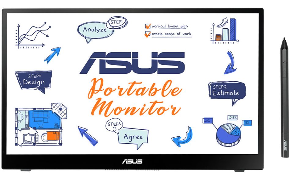 ZenScreen Ink MB14AHD ASUS ZENSCREEN MB14AHD Monitör a1