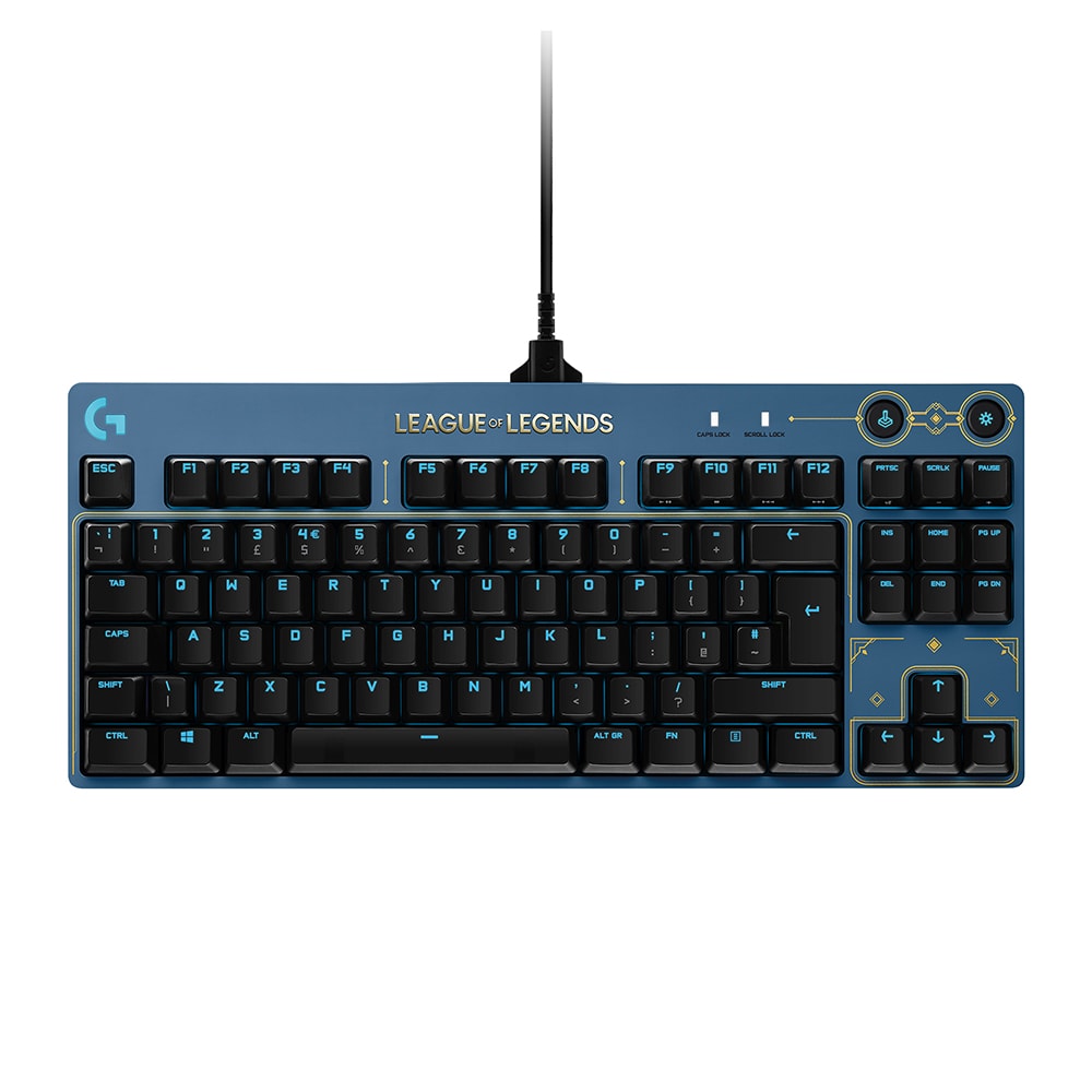 Logitech G Pro League Of Legends Edition Hextech Tactile Switch Rgb Kablolu Ingilizce Oyuncu Klavyesi 920 010537