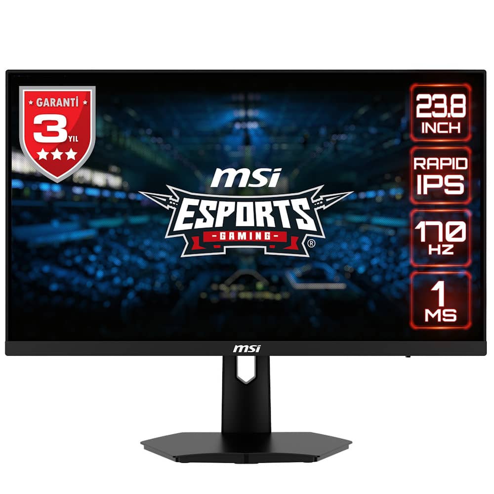 Msi G244f 23 8 Inc 170hz 1ms Full Hd Freesync Premium Rapid Ips Gaming Monitor