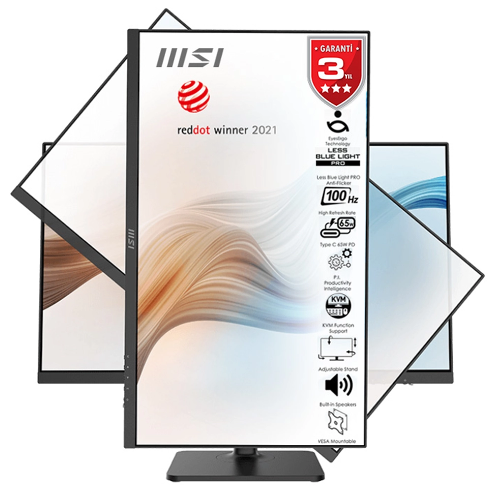 Msi Modern Md272xp 27 Inc 100hz 1ms Full Hd Ips Monitor Yh1