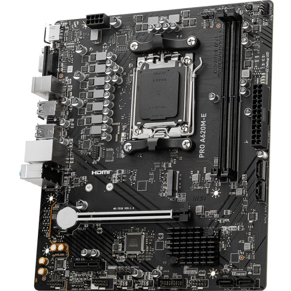 Msi Pro A620m E 6000mhz Oc Ddr5 Soket Am5 M 2 Matx Anakart 3