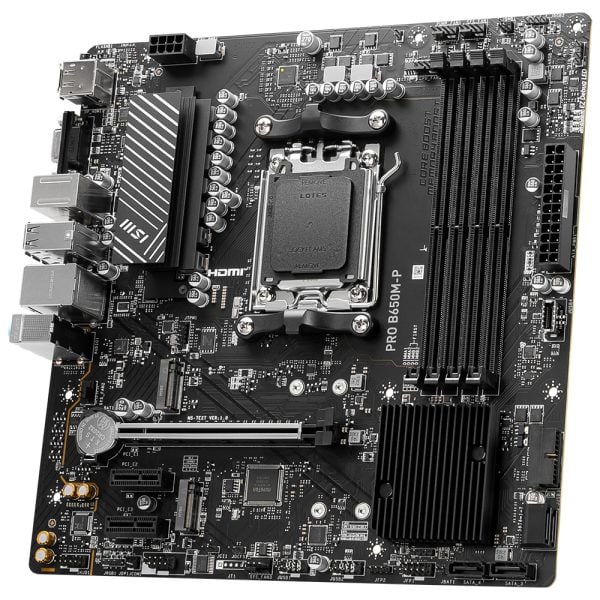 Msi Pro B650m P 7200mhz Oc Ddr5 Soket Am5 M 2 Hdmi Dp Vga Matx Anakart 3