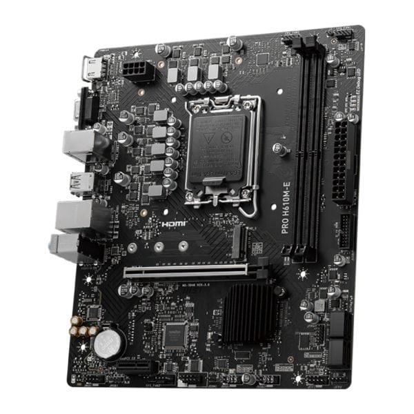 Msi Pro H610m E 5600mhz Ddr5 Soket 1700 M 2 Hdmi Vga Matx Anakart 2