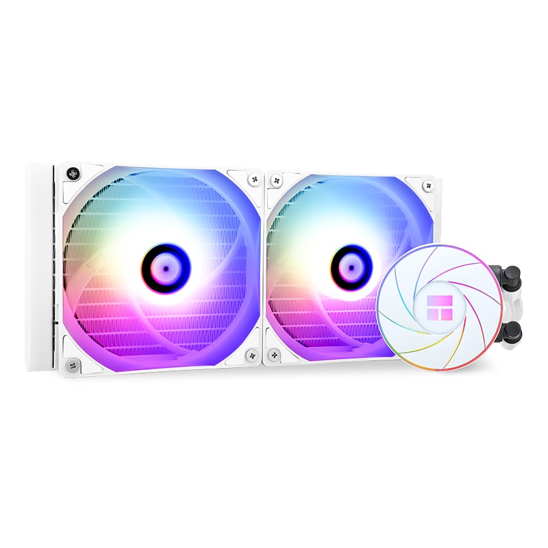 Thermalright Aqua Elite 240 Argb 240mm Intel Amd Uyumlu Beyaz Islemci Sivi Sogutucu 7