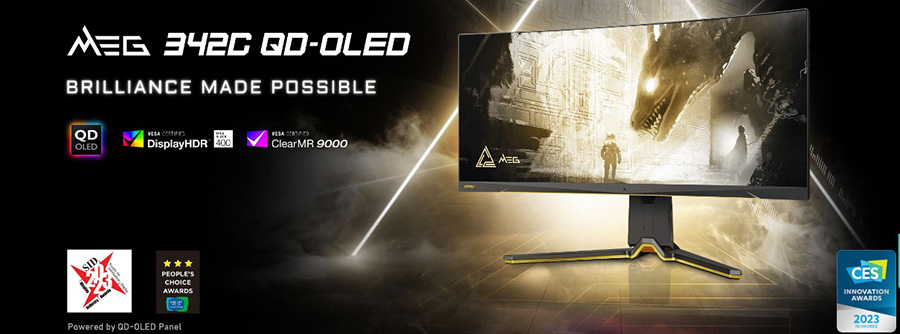 MSI MEG 342C QD OLED Monitör a2