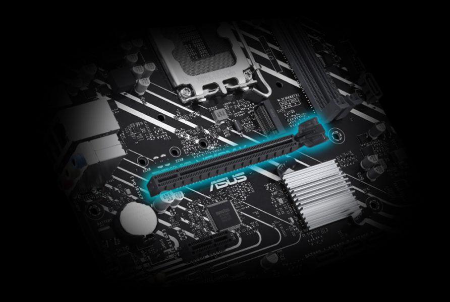 ASUS ve Adobe Creative Cloud logosu ile birlikte bir masaüstü bilgisayar, projektör ve çeşitli tasarım yazılım ikonları, kreatif projeler ve teknolojiyi vurgular.