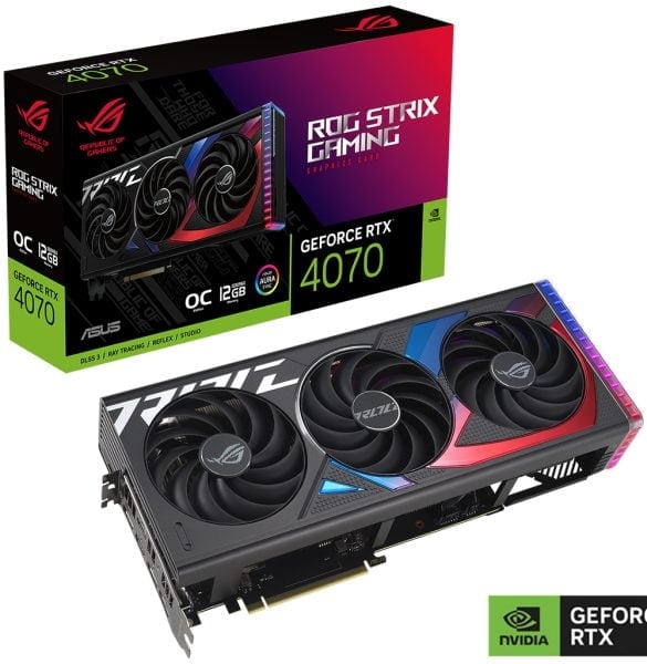 ROG Strix GeForce RTX™ 4070 12GB GDDR6X OC Edition ROG Strix GeForce RTX™ 4070 12GB GDDR6X OC Edition