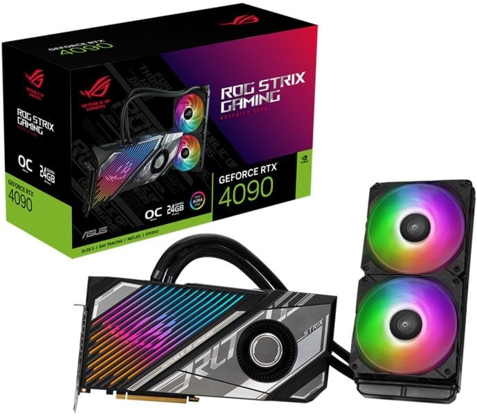 ROG Strix LC GeForce RTX™ 4090 24GB GDDR6X OC Edition ROG Strix LC GeForce RTX™ 4090 24GB GDDR6X OC Edition