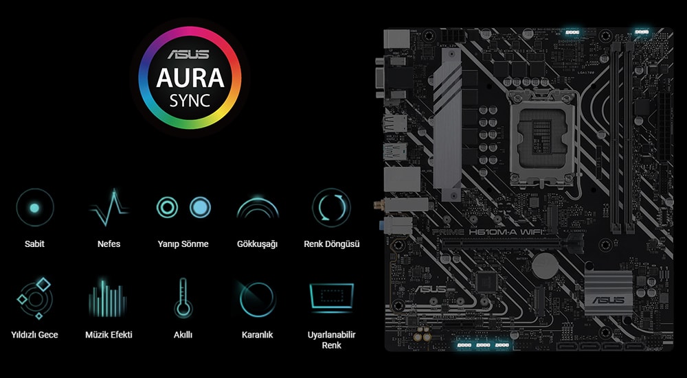 PRIME H610M-A WIFI ASUS PRIME H610M-A WIFI Anakart a17