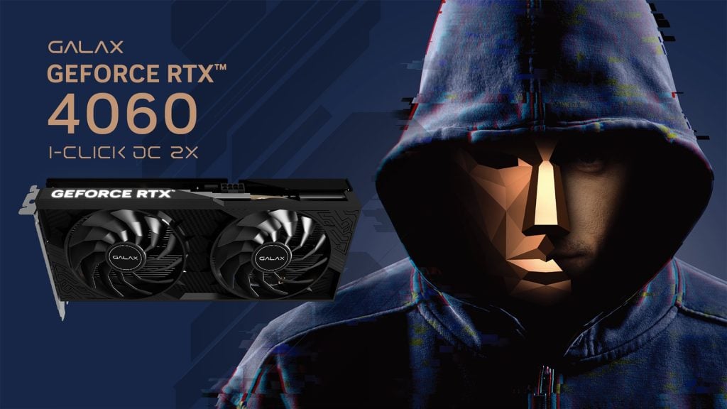 GALAX GeForce RTX 4060 1-Click OC 2X 8GB Ekran Kartı a1