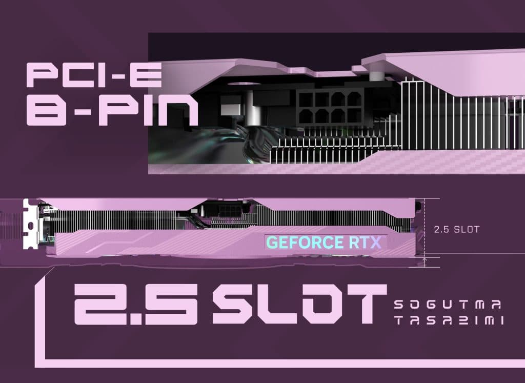 GALAX GeForce RTX 4070 EX Gamer Pink 1-Click OC 12GB Ekran Kartı a7