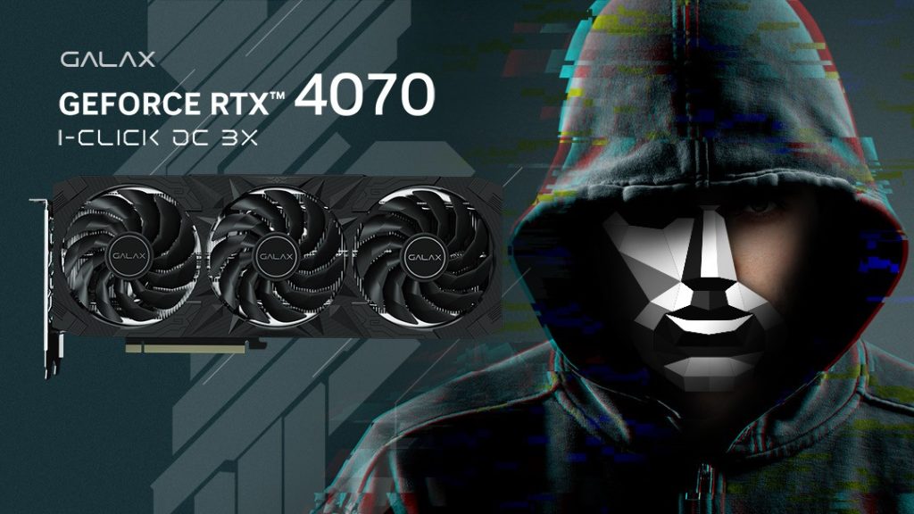 GALAX GeForce RTX 4070 1-Click OC 3X 12GB Ekran Kartı a1