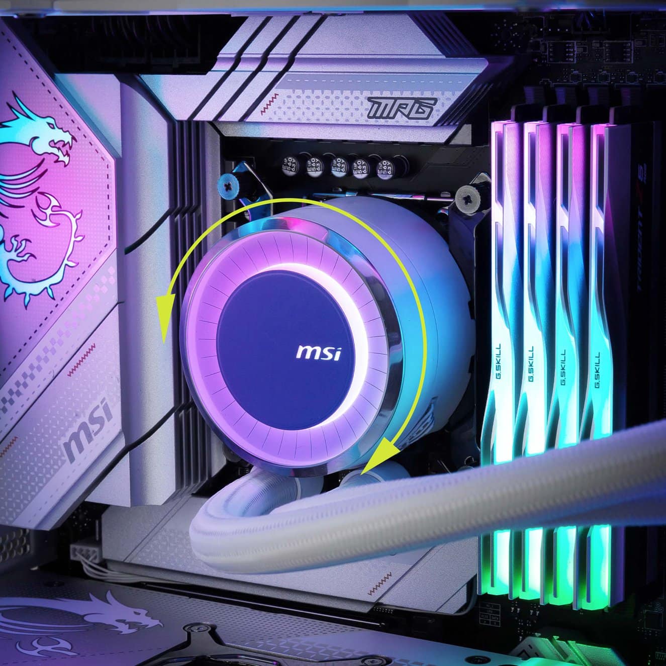 MSI MAG CoreLiquid E360 White Sıvı Soğutucu A7