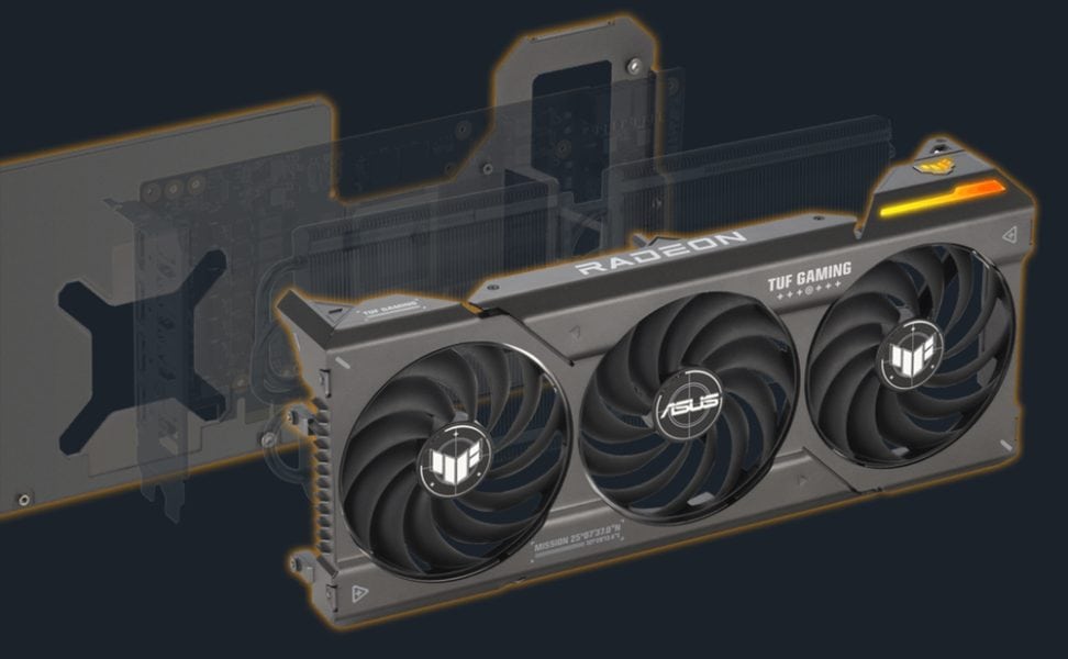 ASUS TUF Gaming Radeon™ RX 7800 XT OC Edition 16GB GDDR6