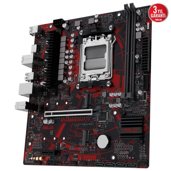 Asus Ex B650m V7 8000mhz Oc Ddr5 Soket Am5 M 2 Hdmi Matx Anakart 3