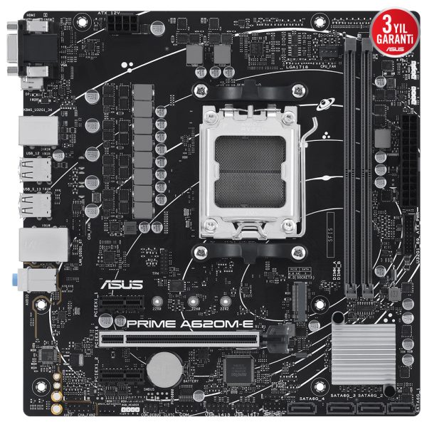 Asus Prime A620m E 7200mhz Oc Ddr5 Soket Am5 M 2 Dp Hdmi Matx Anakart 2