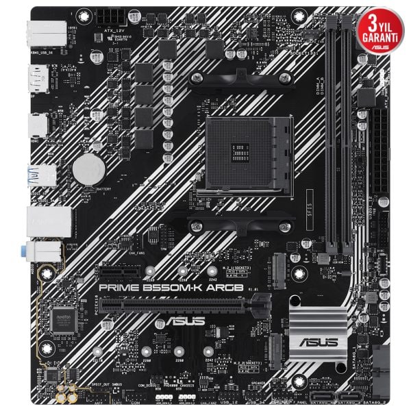 Asus Prime B550m K Argb 5100mhz Oc Ddr4 Soket Am4 M 2 Hdmi Matx Anakart 1
