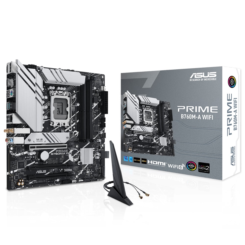 Asus Prime B760m A Wifi 7200mhz Oc Soket 1700 M 2 Hdmi Dp Matx Anakart 1