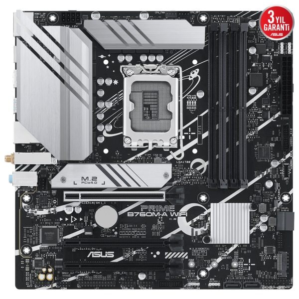 Asus Prime B760m A Wifi 7200mhz Oc Soket 1700 M 2 Hdmi Dp Matx Anakart 2