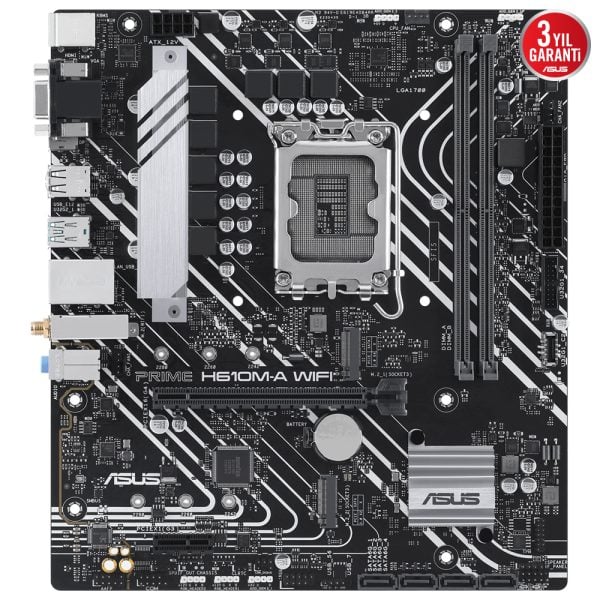Asus Prime H610m A Wifi 5600mhz Ddr5 Soket Lga1700 M 2 Dp Hdmi Matx Anakart 2