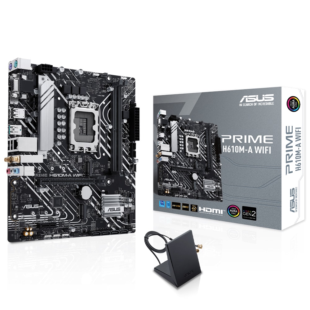 Asus Prime H610m A Wifi 5600mhz Ddr5 Soket Lga1700 M 2 Dp Hdmi Matx Anakart Y