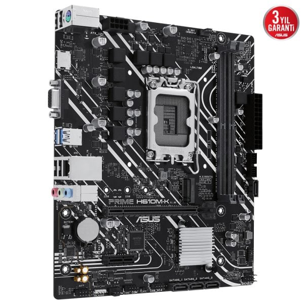 Asus Prime H610m K 5600mhz Ddr5 Soket 1700 M 2 Hdmi Matx Anakart 3