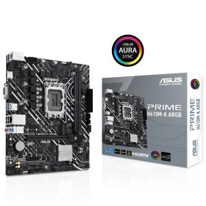 Asus Prime H610m K Argb 5600mhz Ddr5 Soket 1700 M 2 Hdmi Matx Anakart 1